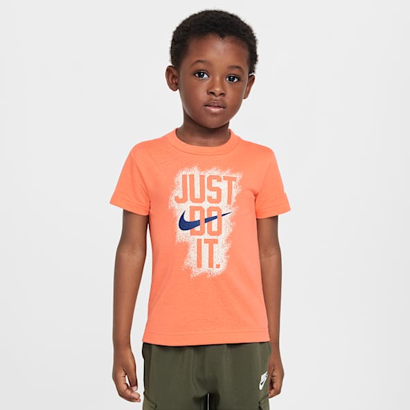 Orange Tops T Shirts. Nike